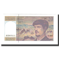 Banknote, France, 20 Francs, 1993, UNC(65-70), Fayette:66bis.4, KM:151f