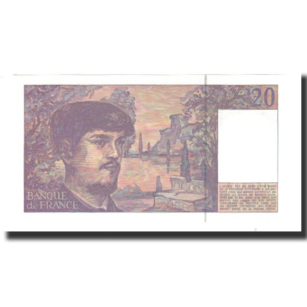 Banknote, France, 20 Francs, 1993, UNC(65-70), Fayette:66bis.4, KM:151f