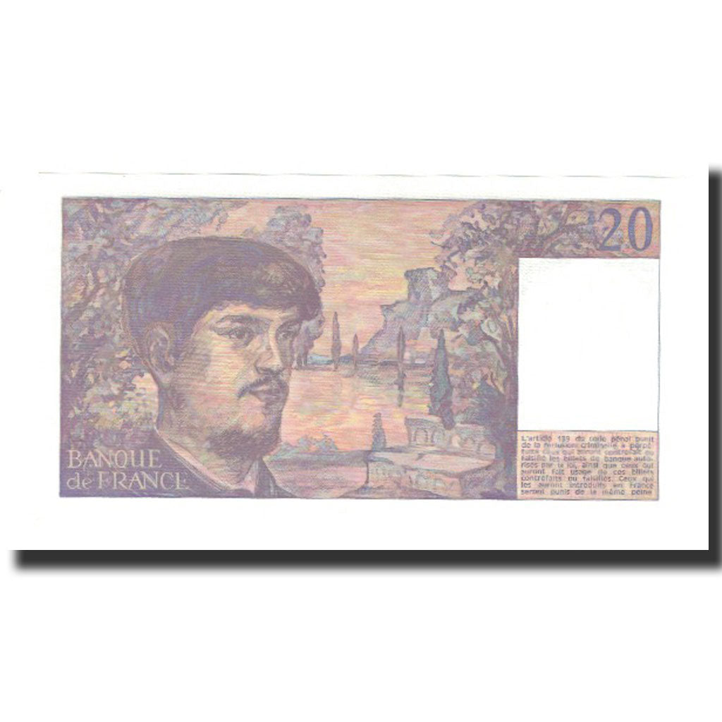 France, 20 Francs, 1989, KM:151c, AU(55-58), Fayette:66.10