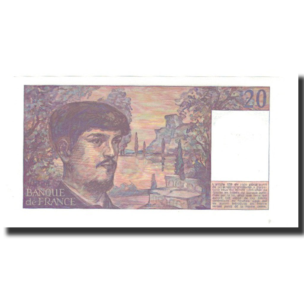 Biljet, Frankrijk, 20 Francs, 1987, SPL+, Fayette:66.8, KM:151b