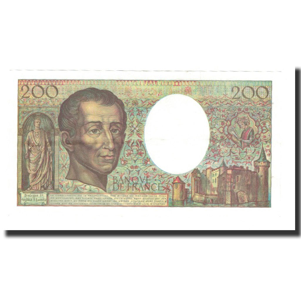Banknot, Francja, 200 Francs, 1994, AU(50-53), Fayette:70/2/1, KM:155f