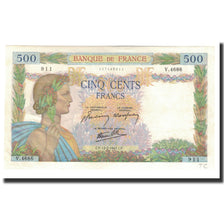 Banconote, Francia, 500 Francs, 1942-02-12, SPL, Fayette:32.39, KM:95b