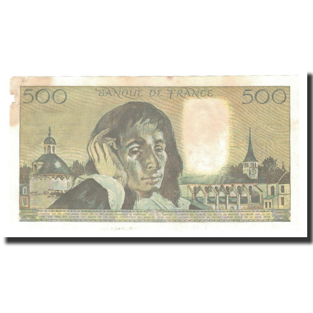 Banconote, Francia, 500 Francs, 1988-03-03, BB, Fayette:71.38, KM:156g