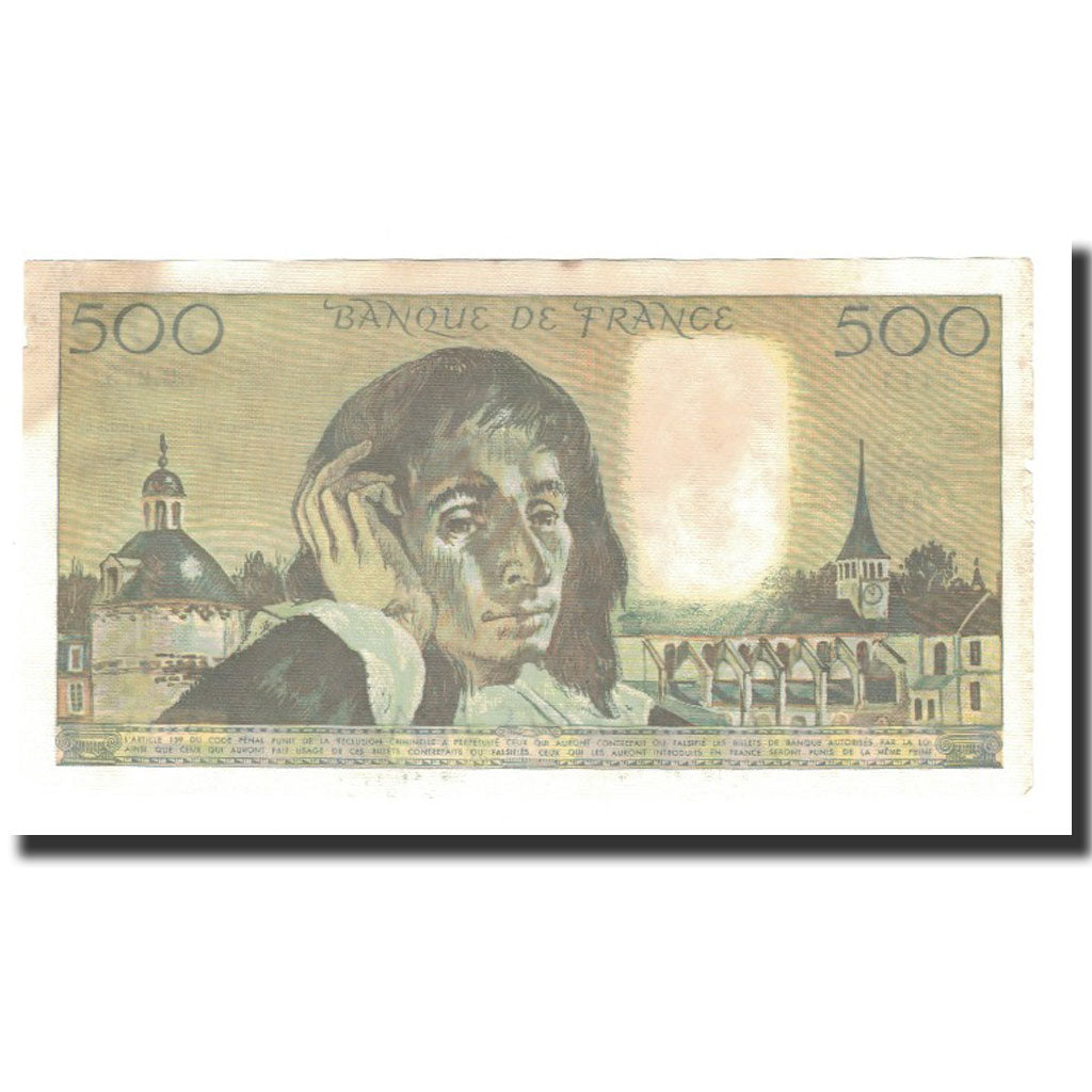 Banknote, France, 500 Francs, 1988-03-03, EF(40-45), Fayette:71.38, KM:156g