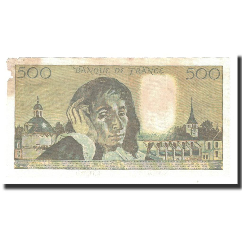France, 500 Francs, 1988-03-03, KM:156g, TB+, Fayette:71.38