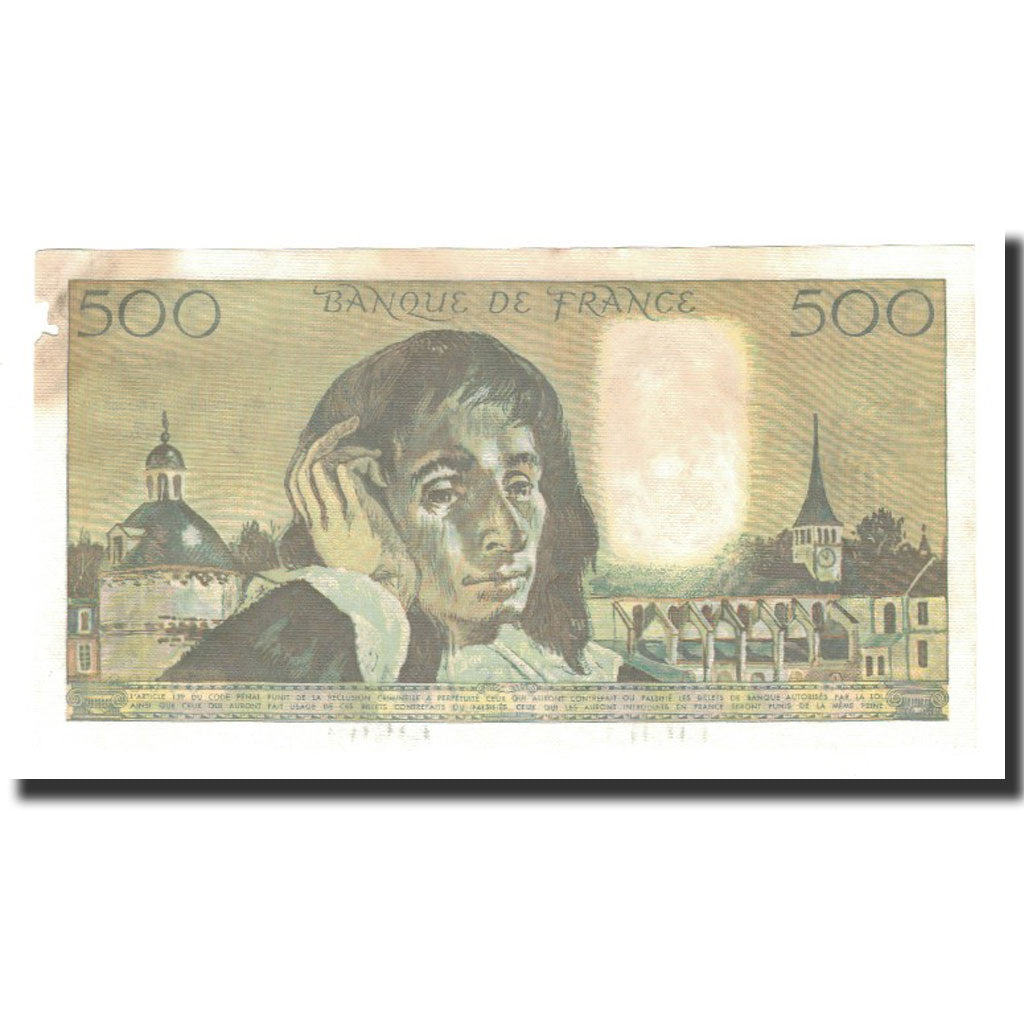 Banknote, France, 500 Francs, 1988-03-03, EF(40-45), Fayette:71.38, KM:156g
