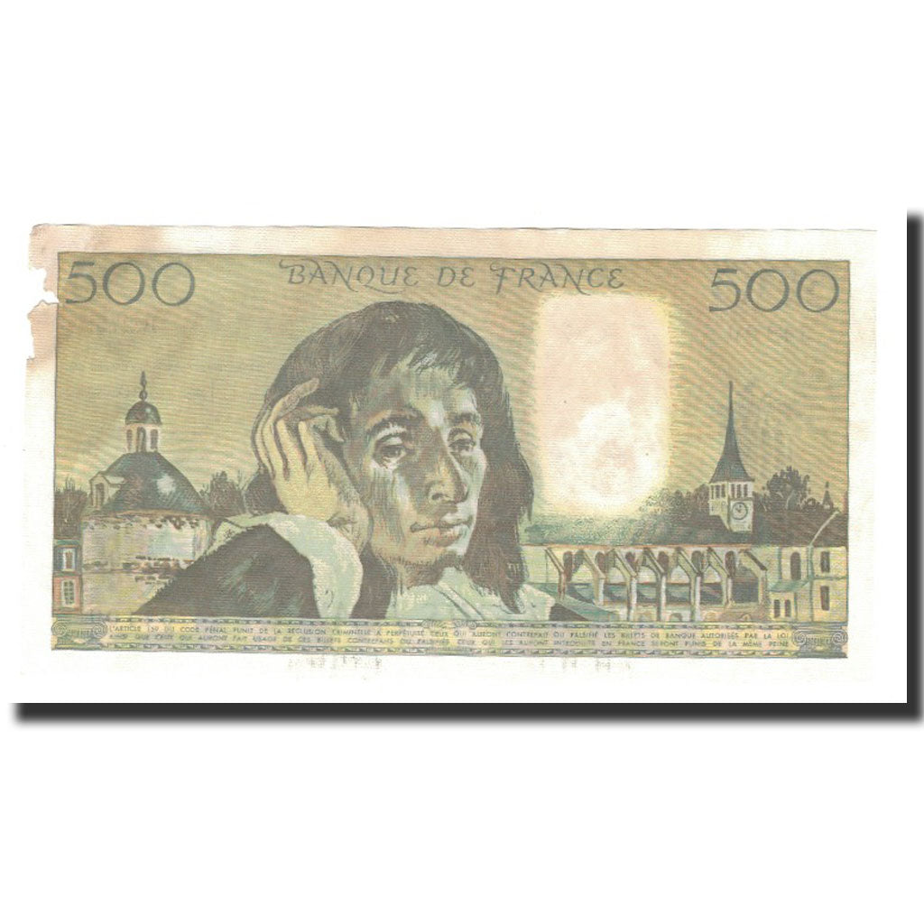 Banknote, France, 500 Francs, 1988-03-03, EF(40-45), Fayette:71.38, KM:156g