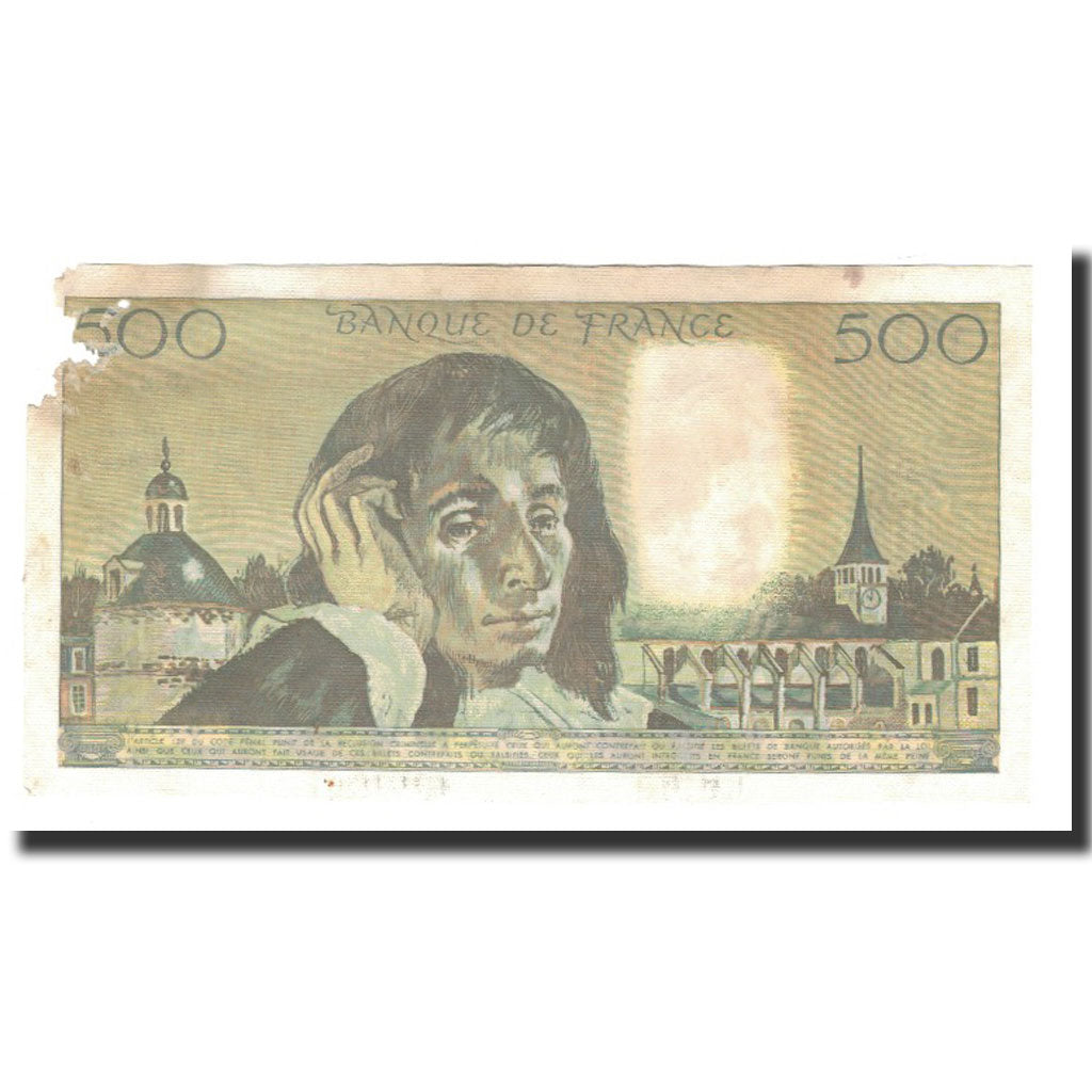 Banknote, France, 500 Francs, 1988-03-03, VF(20-25), Fayette:71.38, KM:156g
