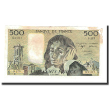 Biljet, Frankrijk, 500 Francs, 1988-03-03, TB, Fayette:71.38, KM:156g