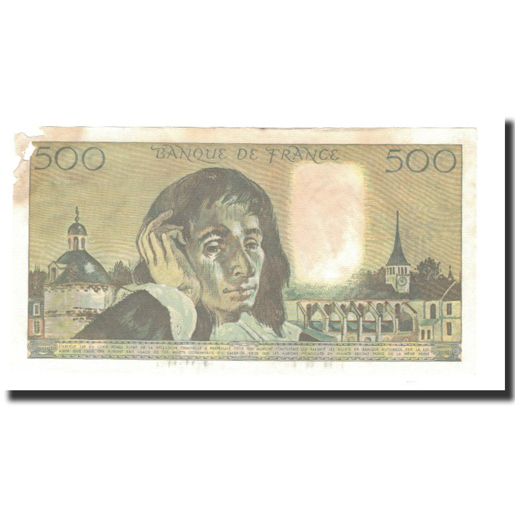 Biljet, Frankrijk, 500 Francs, 1988-03-03, TB, Fayette:71.38, KM:156g