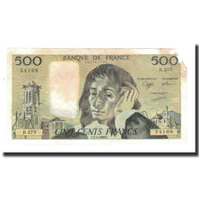 France, 500 Francs, KM:156g, 1988-03-03, VF(20-25), Fayette:71.38