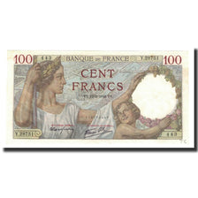Biljet, Frankrijk, 100 Francs, 1942-02-12, SUP, Fayette:26.66, KM:94