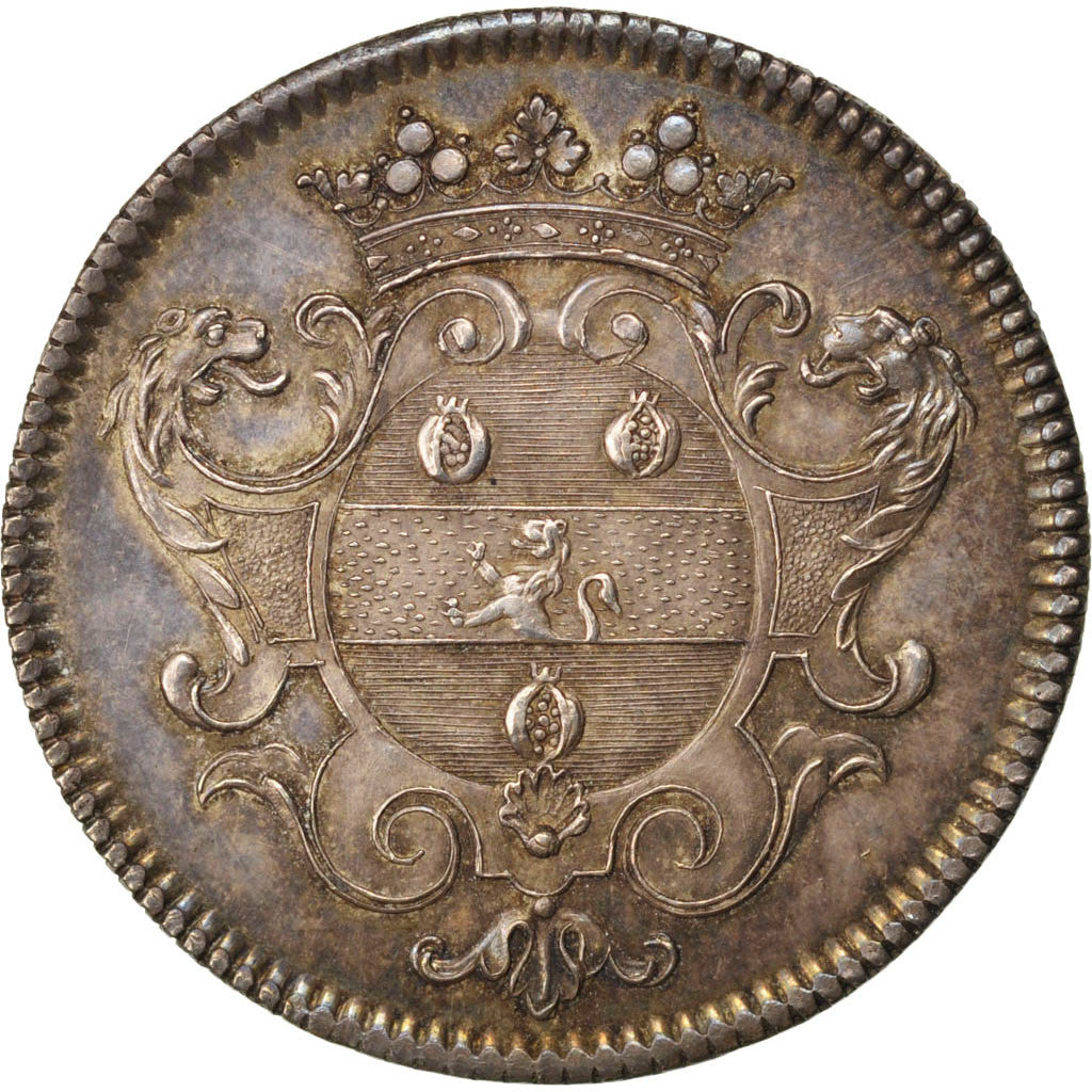 France, Token, Royal, 1722, AU(55-58), Silver, Feuardent:5816
