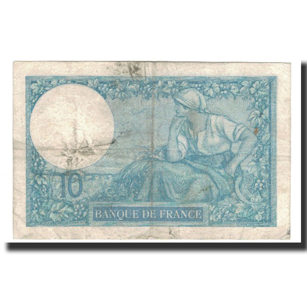 Banknote, France, 10 Francs, 1917-05-31, VF(30-35), Fayette:6.2, KM:73a