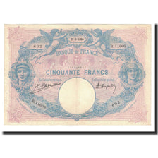 Banconote, Francia, 50 Francs, 1924-08-27, BB, Fayette:14.37, KM:64g