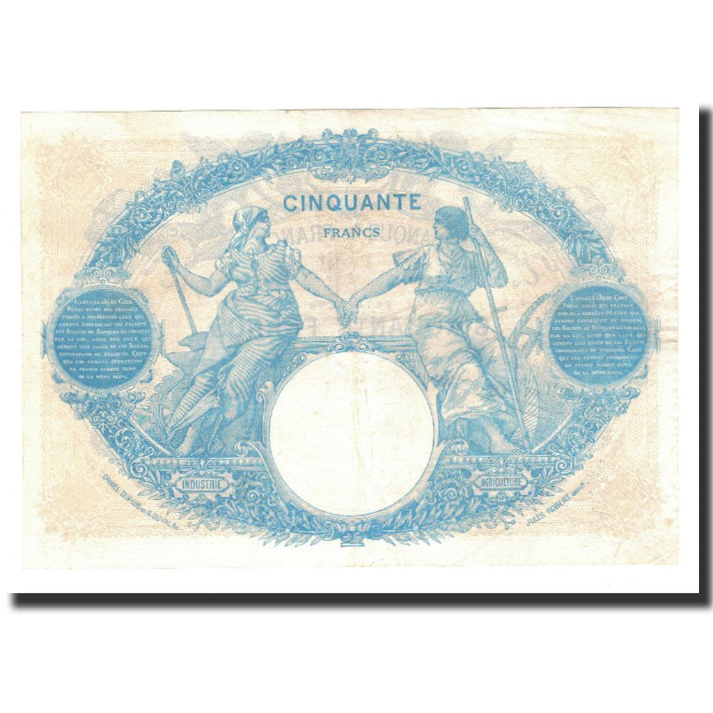 Banknot, Francja, 50 Francs, 1925-01-22, AU(50-53), Fayette:14.38, KM:64g