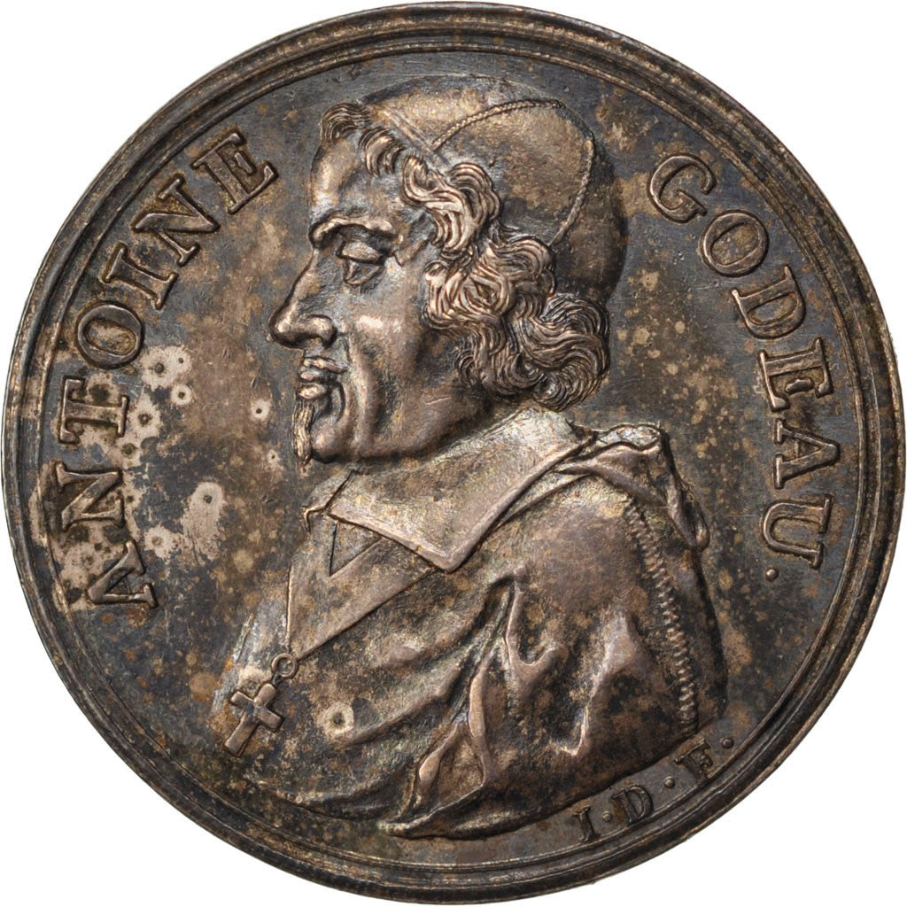 Francia, Token, Antoine Godeau, Evêque de Vence, Louis XIV, 1672, EBC, Plata