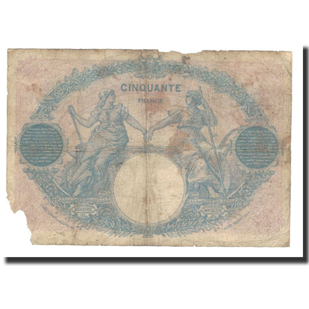 Geldschein, Frankreich, 50 Francs, 1921-04-1, SGE, Fayette:14.34, KM:64f
