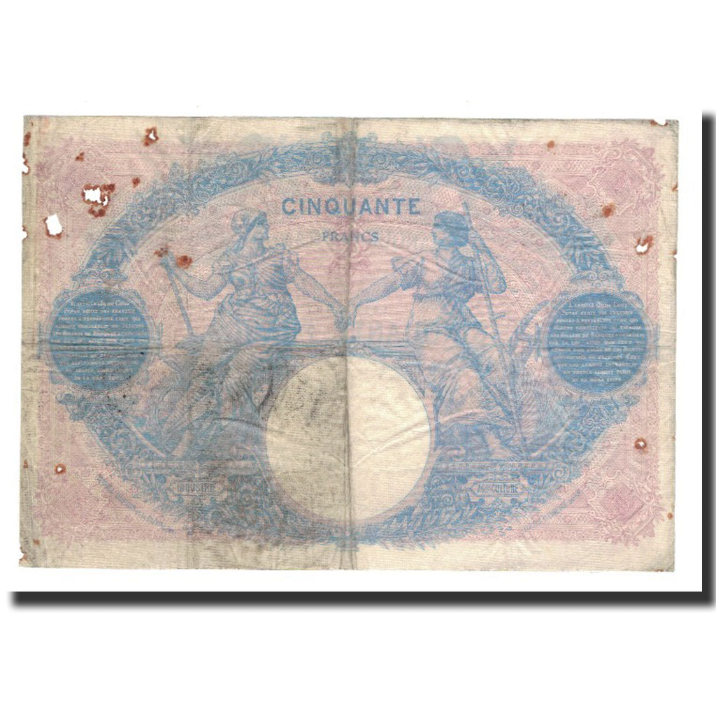 Francia, 50 Francs, KM:64e, 1914-10-1, RC+, Fayette:14.27