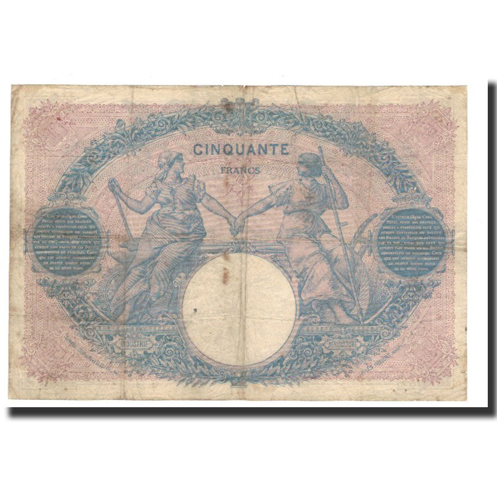 Banknote, France, 50 Francs, 1905-10-18, VF(20-25), Fayette:14.17, KM:64c