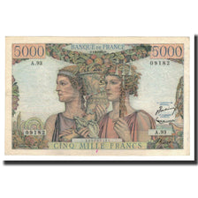 Banknote, France, 5000 Francs, 1952-02-07, EF(40-45), Fayette:48.6, KM:131c