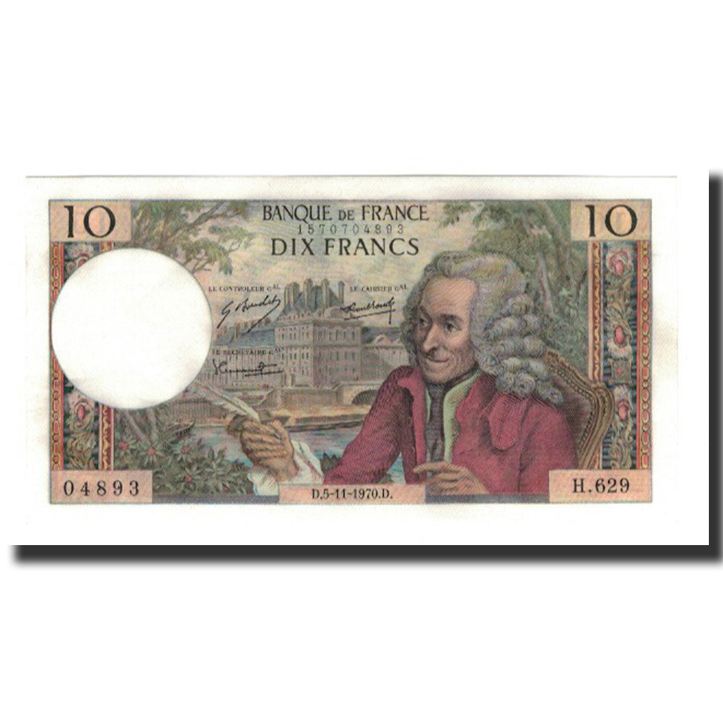 Frankrijk, 10 Francs, 1970-11-05, NIEUW, Fayette:62.47, KM:147c