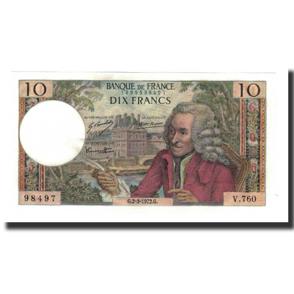 Frankrijk, 10 Francs, 1972-03-02, NIEUW, Fayette:62.55, KM:147d