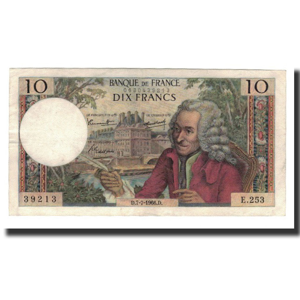 France, 10 Francs, 1966-07-07, SUP, Fayette:62.22, KM:147b