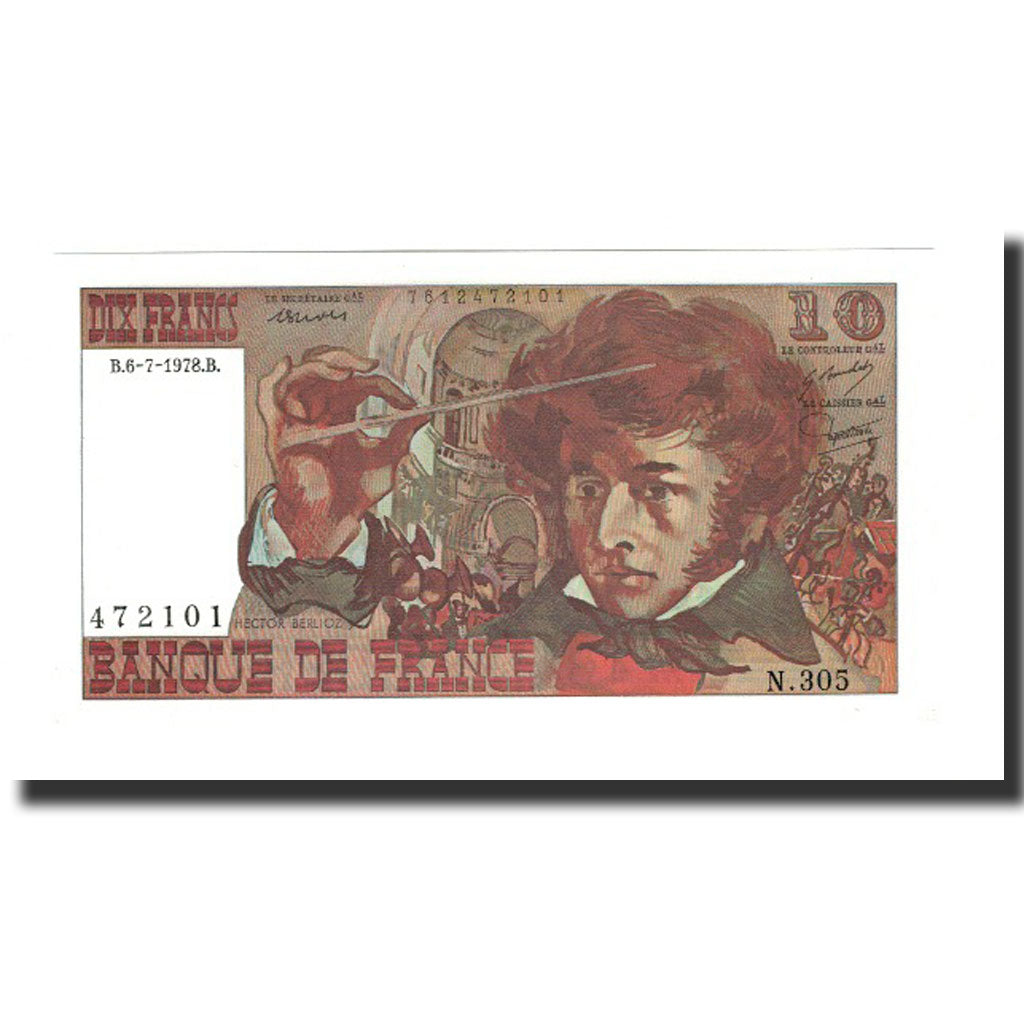 Frankrijk, 10 Francs, 1978-07-06, NIEUW, Fayette:63.24, KM:150c