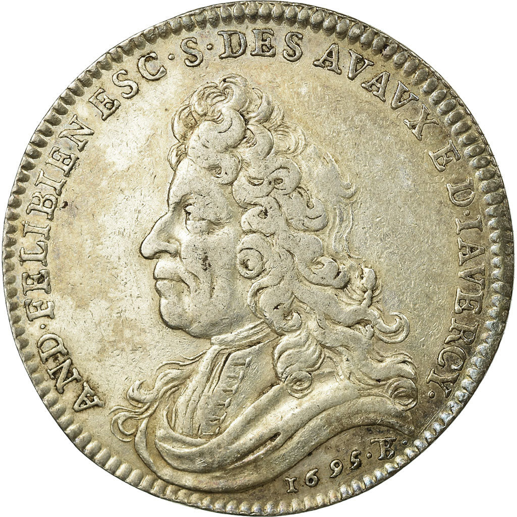 France, Jeton, André Félibien des Avaux et Marguerite Lemaire, Louis XIV