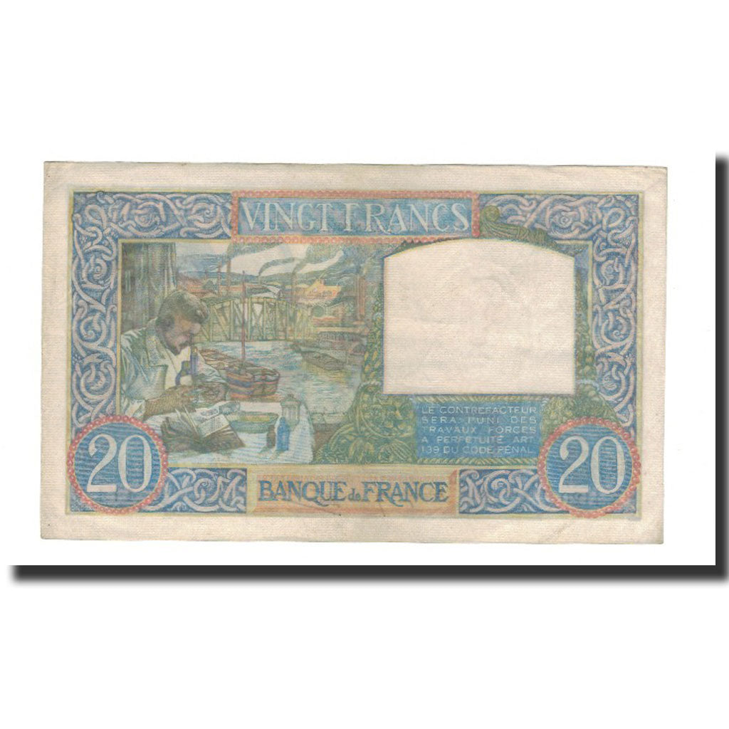 Francia, 20 Francs, 1941-05-08, MBC+, Fayette:12.14, KM:92b