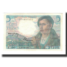 France, 5 Francs, 1947-10-30, UNC(60-62), Fayette:5.7, KM:98b