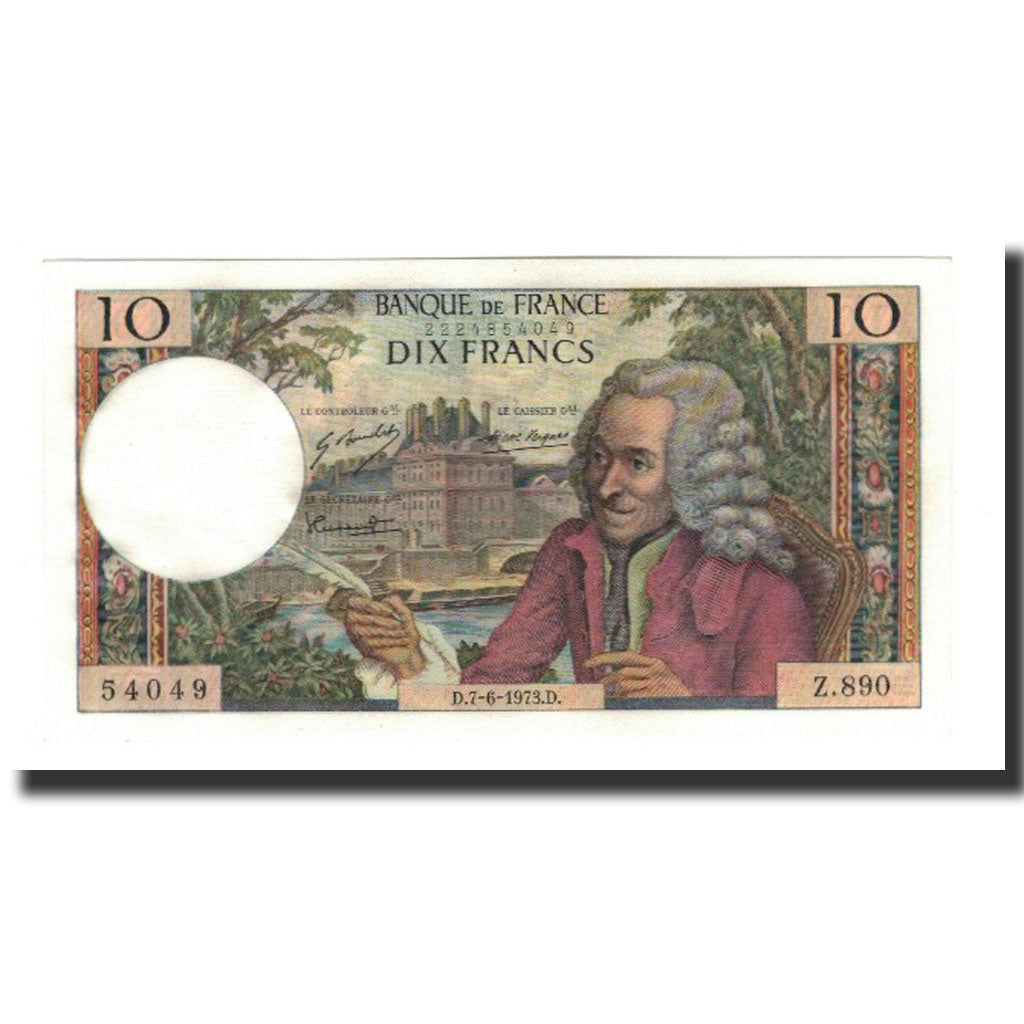 Frankrijk, 10 Francs, 1973-06-07, NIEUW, Fayette:62.62, KM:147d