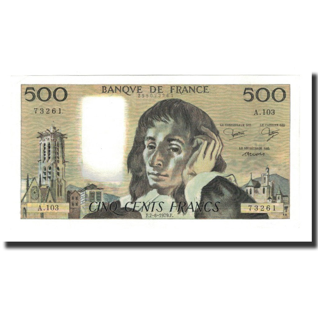 France, 500 Francs, 1979-06-07, AU(55-58), Fayette:71.20, KM:156e