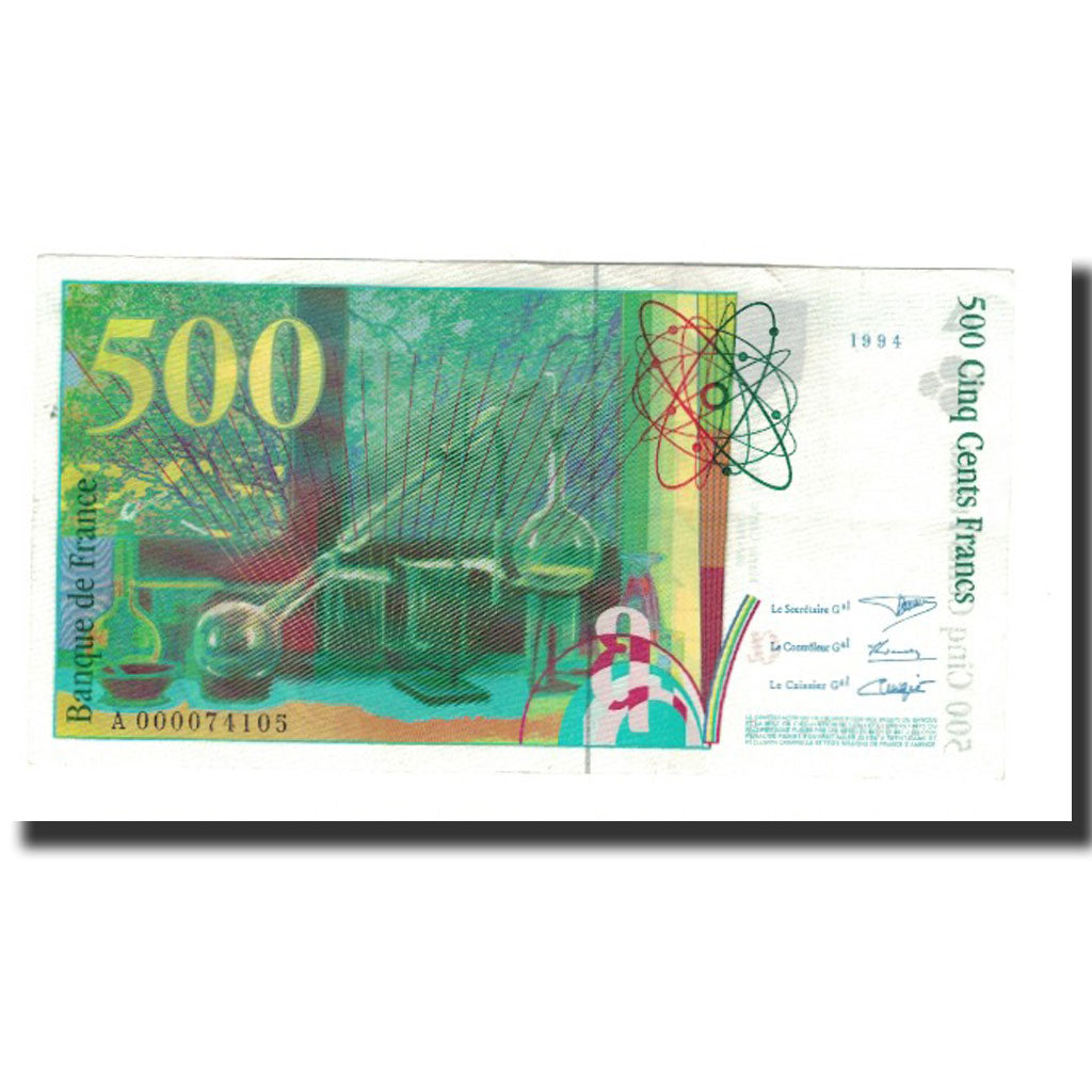 France, 500 Francs, 1994, KM:160a, AU(50-53), Fayette:76.1