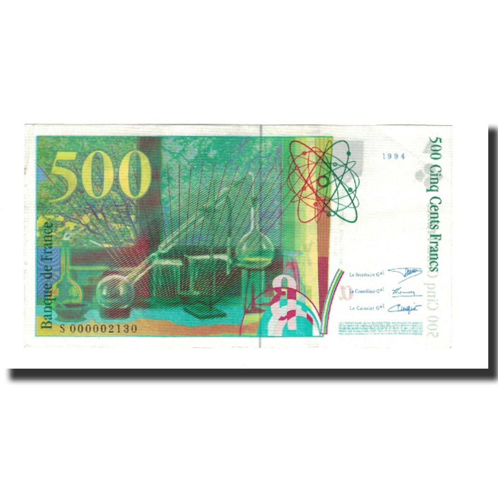 France, 500 Francs, 1994, AU(50-53), Fayette:76.1, KM:160a