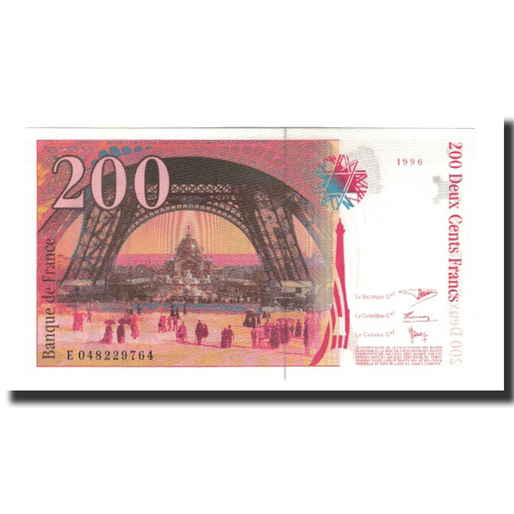 Frankrijk, 200 Francs, 1996, SPL+, Fayette:75.3b, KM:159a