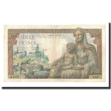 Francia, 1000 Francs, 1942-09-03, MBC+, Fayette:40.6, KM:102