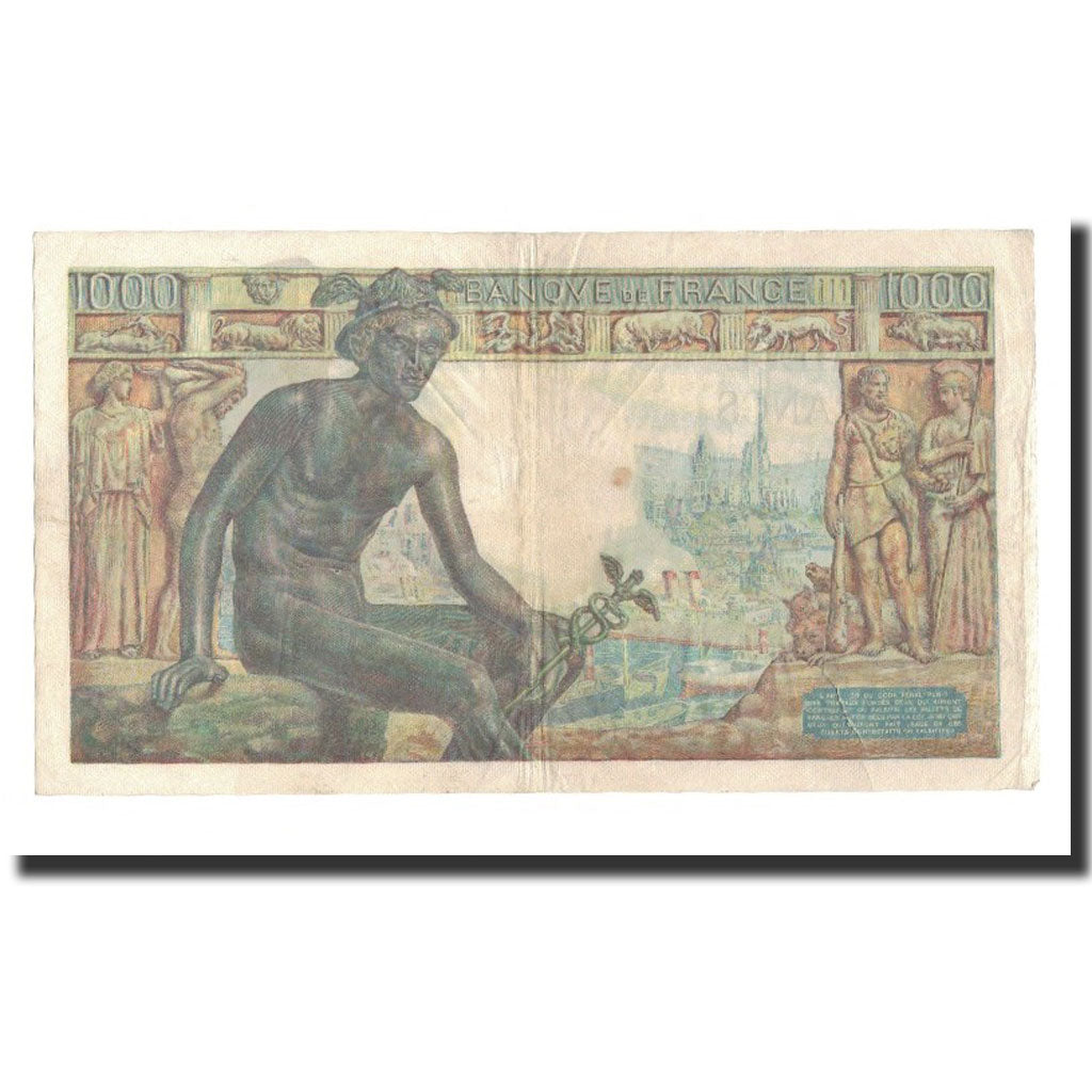 Francia, 1000 Francs, 1942-09-03, MBC+, Fayette:40.6, KM:102