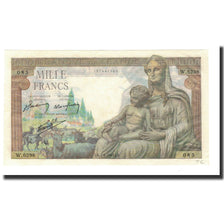 Francja, 1000 Francs, 1943-06-02, UNC(60-62), Fayette:40.26, KM:102