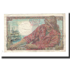 Francja, 20 Francs, 1947-01-09, EF(40-45), Fayette:13.11, KM:100b