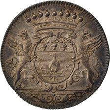 France, Token, Royal, 1703, AU(55-58), Silver, Feuardent:8252