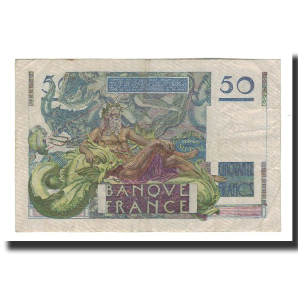 France, 50 Francs, KM:127b, 1947-03-20, EF(40-45), Fayette:20.7