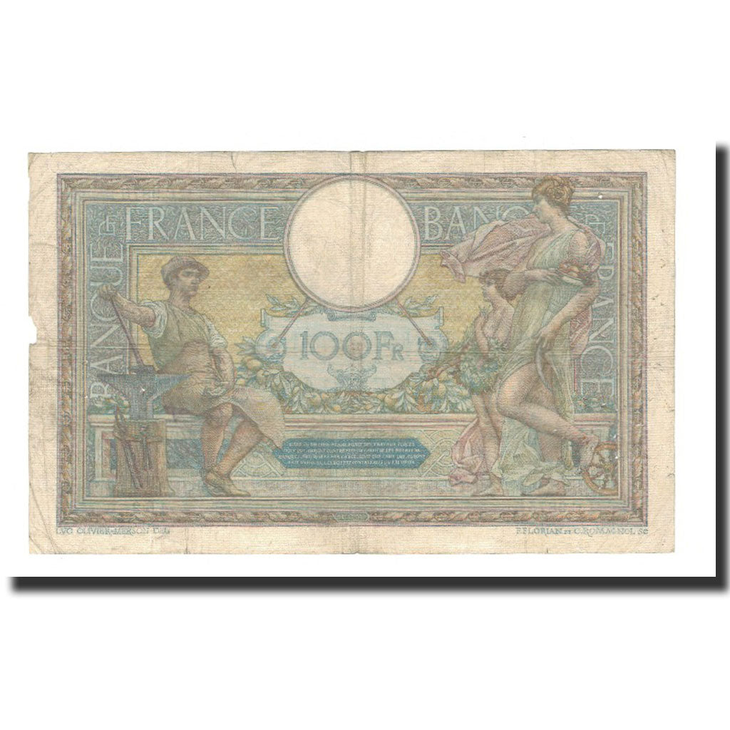France, 100 Francs, 1923-10-23, VF(20-25), Fayette:23.16, KM:71c