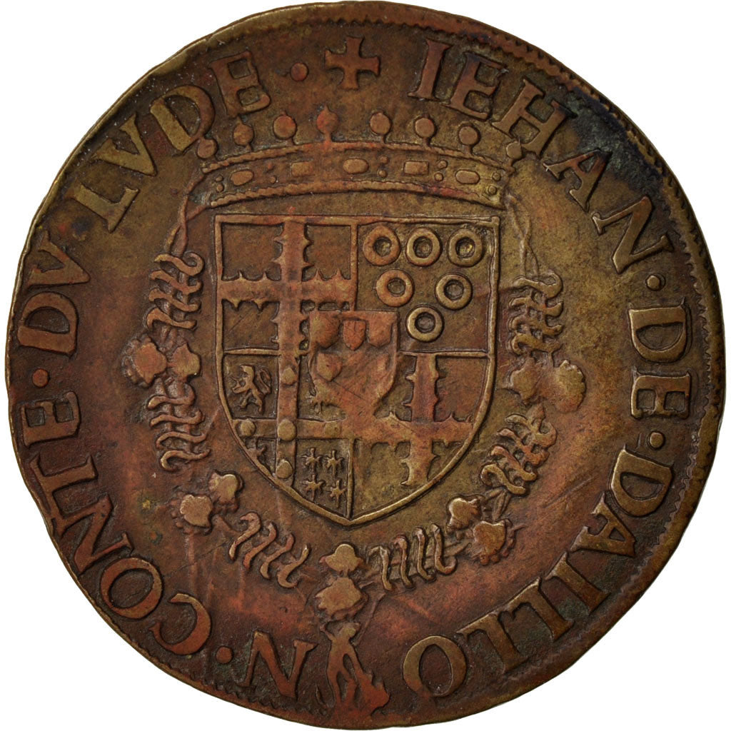 France, Royal, Token, EF(40-45), Copper, Feuardent #8280, 4.15