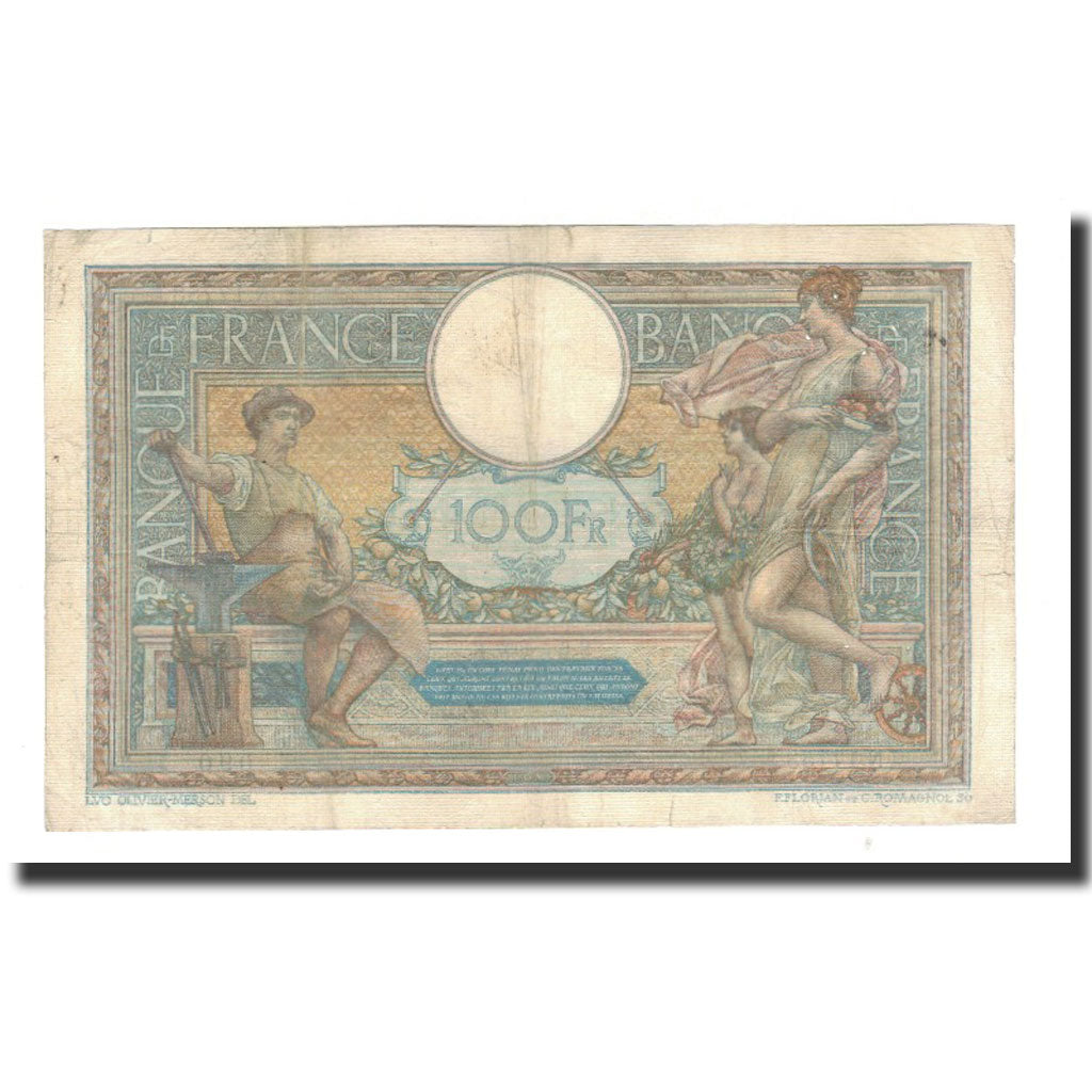 France, 100 Francs, 1927-05-06, EF(40-45), Fayette:24.6, KM:78b