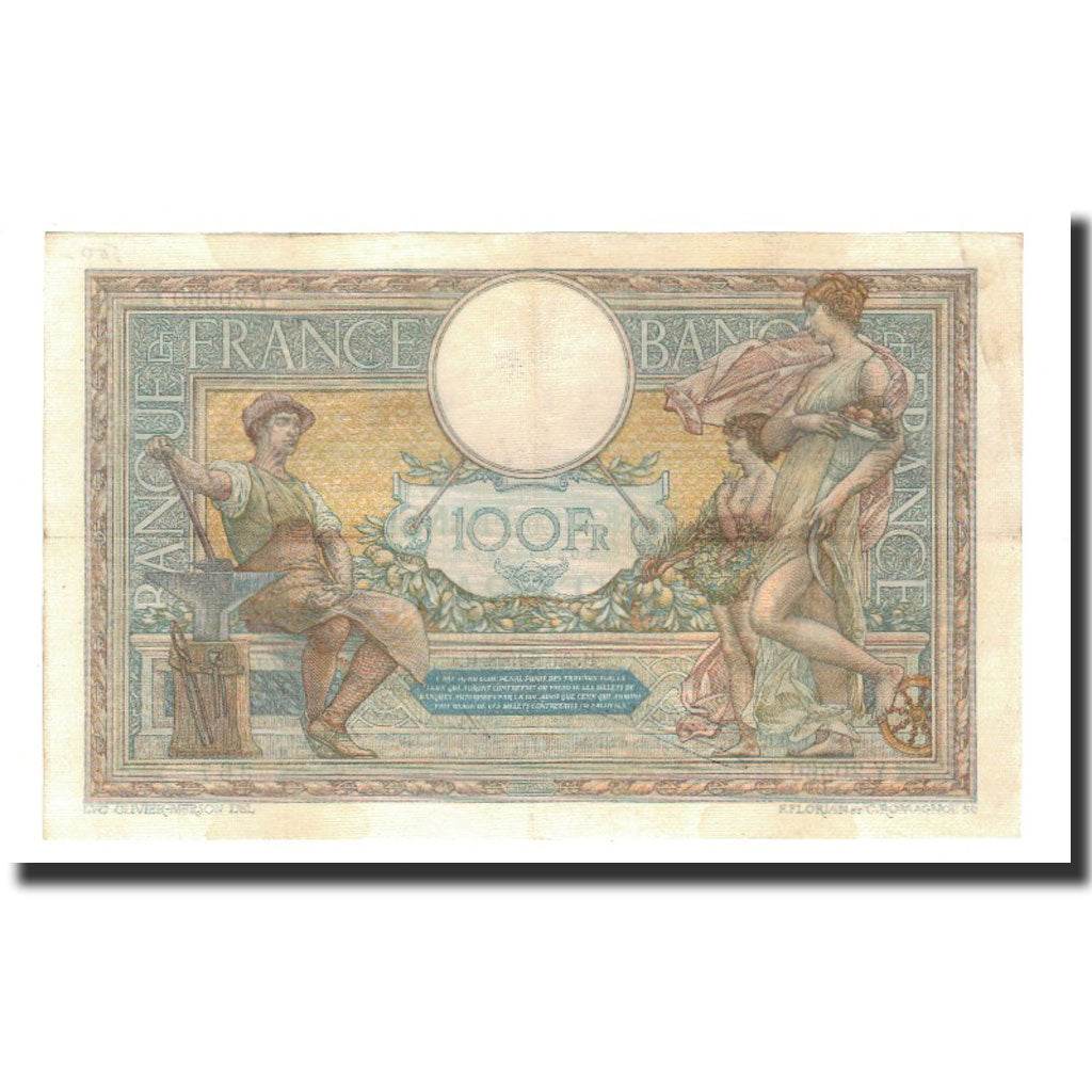 France, 100 Francs, 1928-01-26, VF(30-35), Fayette:24.7, KM:78b