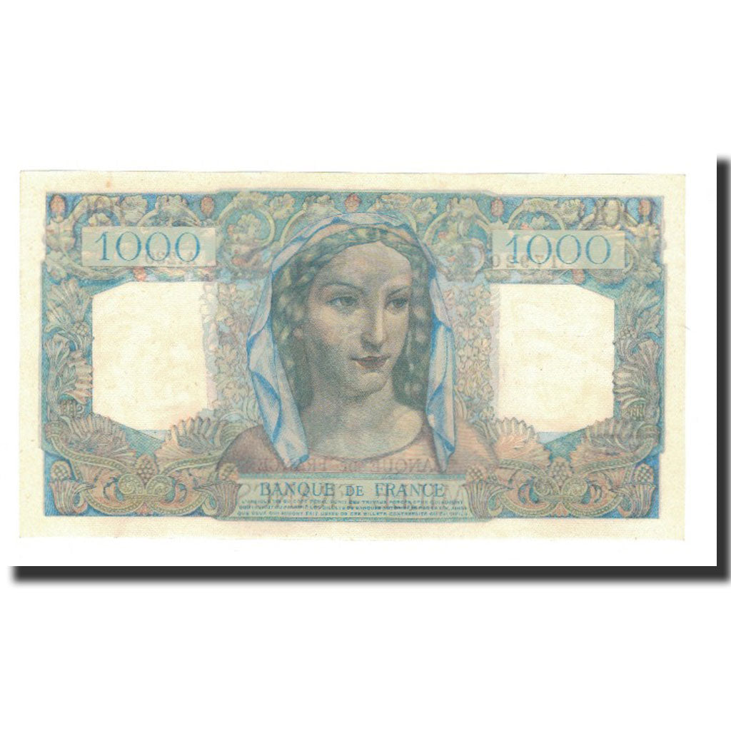 Francia, 1000 Francs, KM:130a, 1946-03-07, SC, Fayette:41.12