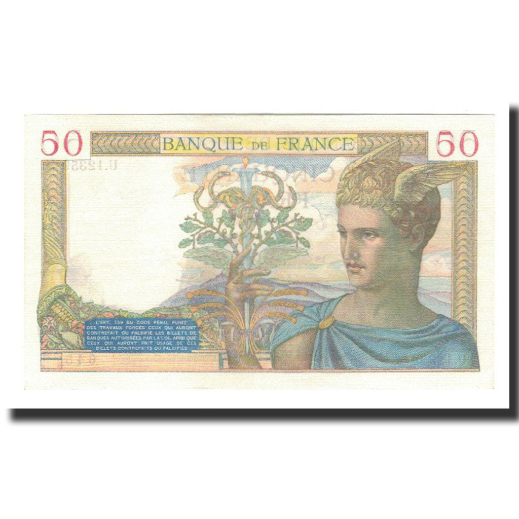 Frankreich, 50 Francs, 1940-02-22, VZ, Fayette:18.39, KM:85b