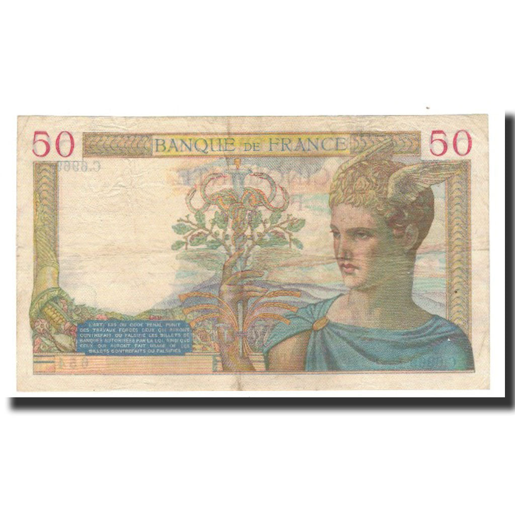 Francia, 50 Francs, 1937-09-09, BB, Fayette:18.3, KM:85b